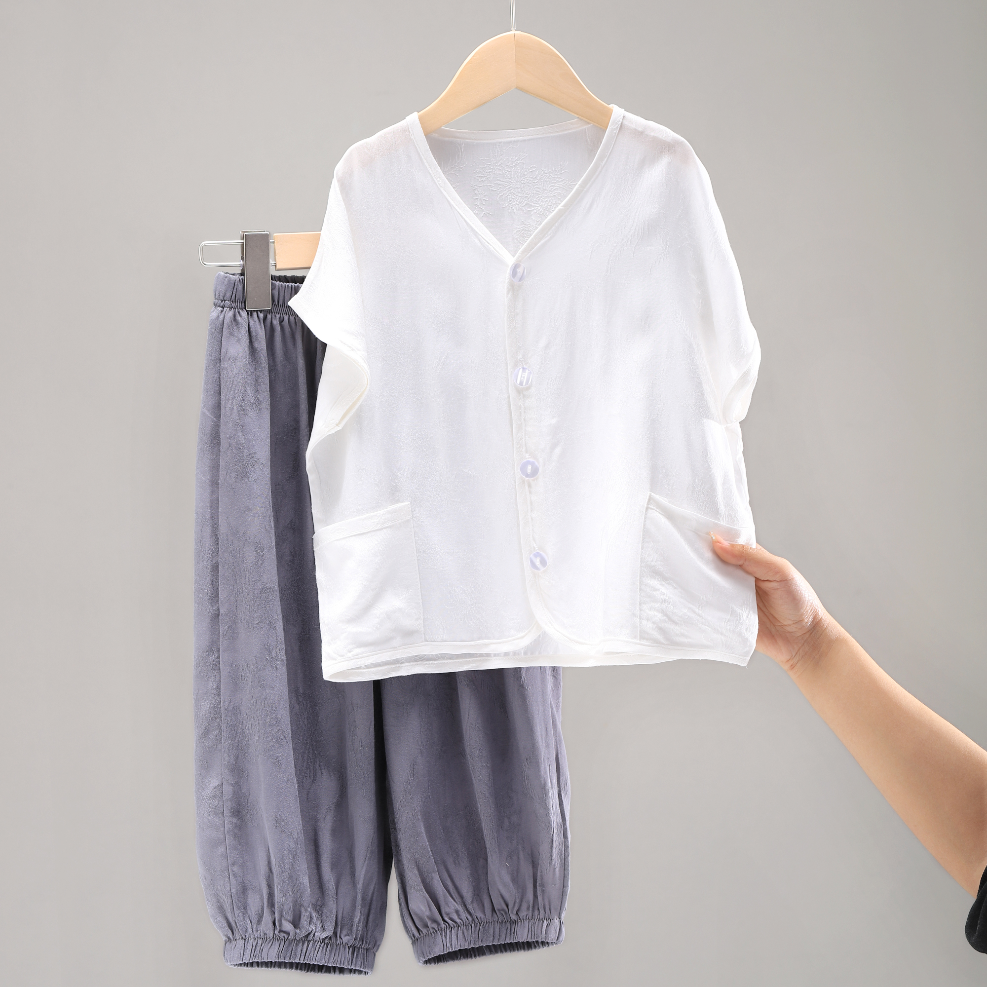 新品 532567 人造棉儿童套装