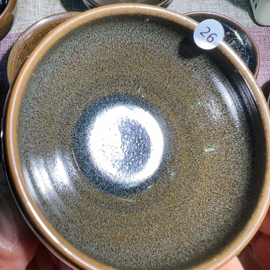 茶盏龙窑柴烧钵钵器型8.9口径