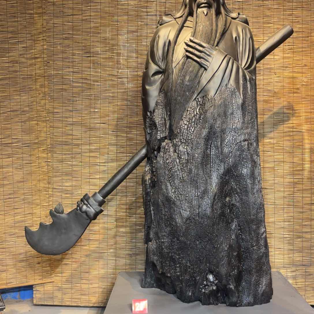 阴沉木某*人阴沉木乌木关公111111