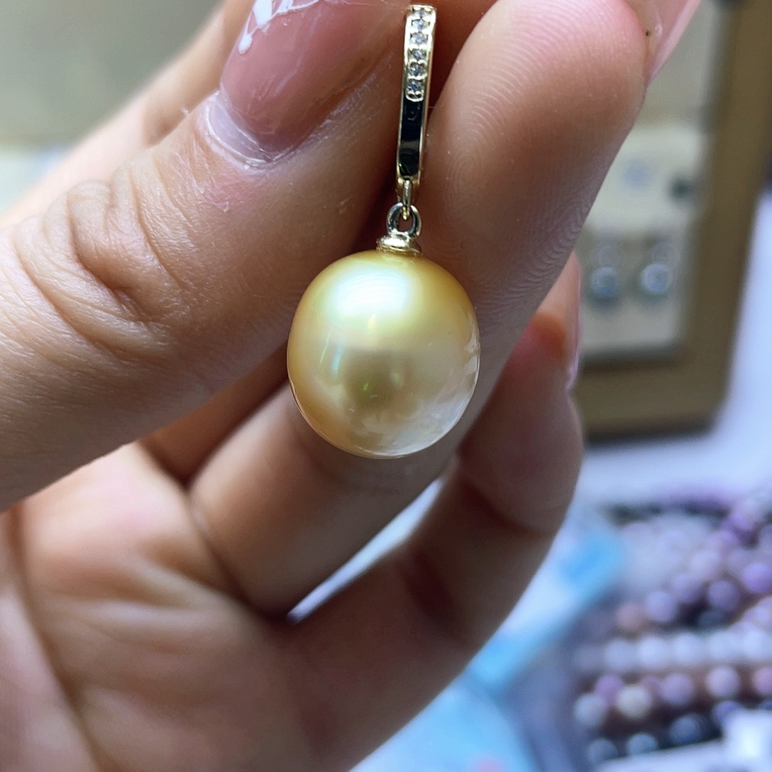 海水珍珠颈饰银S925镶嵌