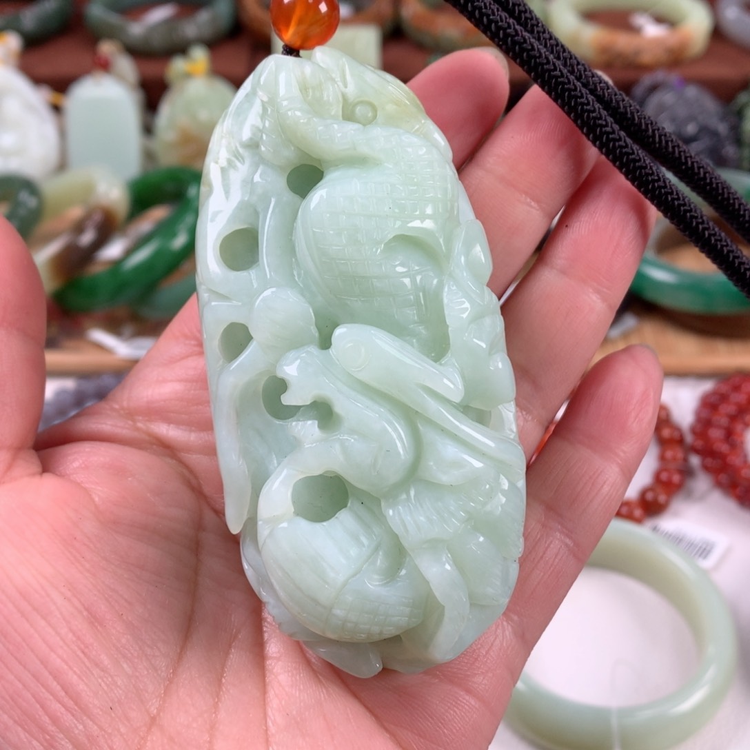 岫玉手把未镶嵌手把