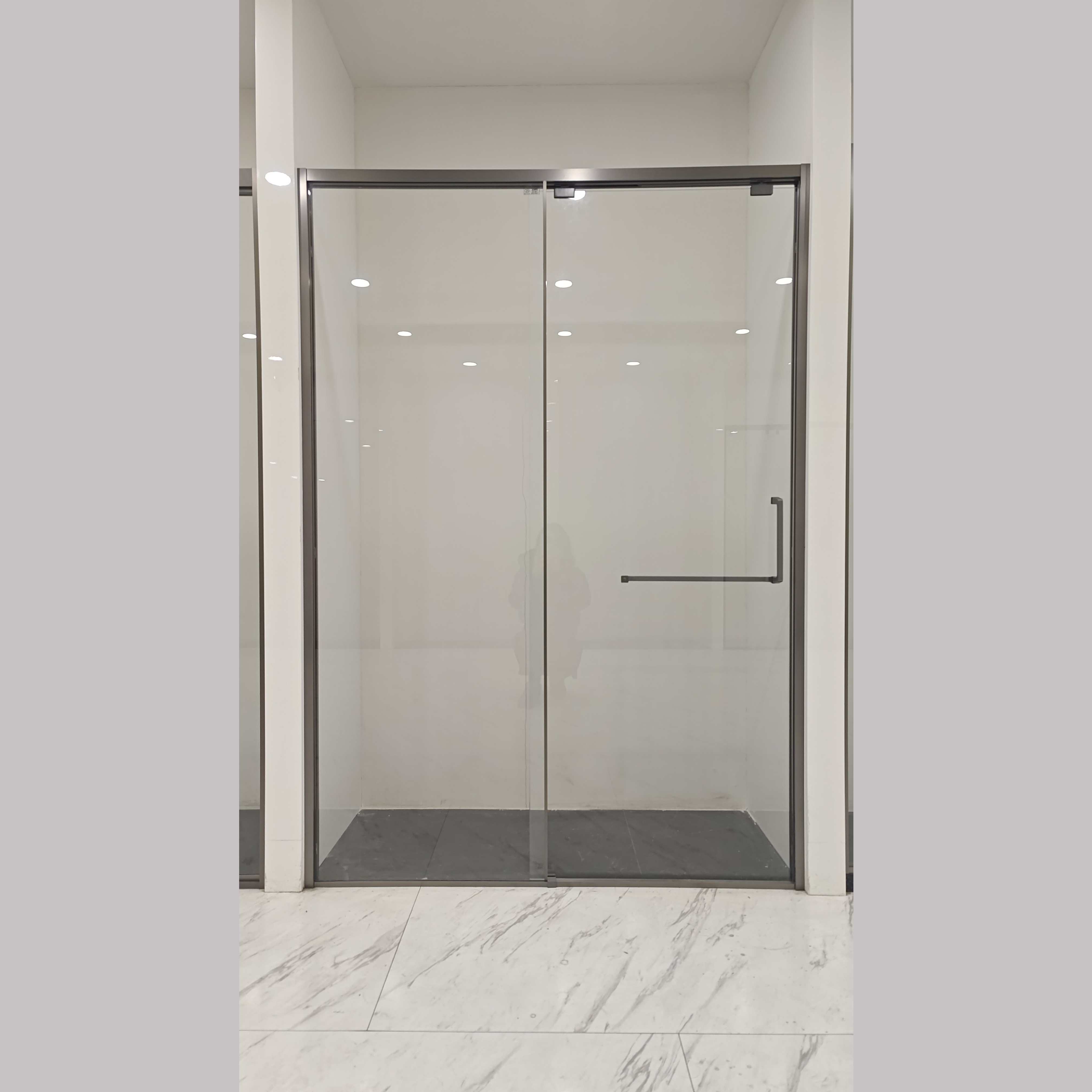 卫生间玻璃浴室隔断一体式干湿分离淋浴房推拉门