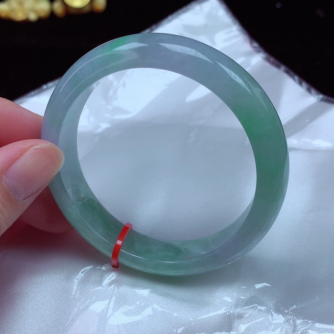 未镶嵌手镯翡翠55圈
