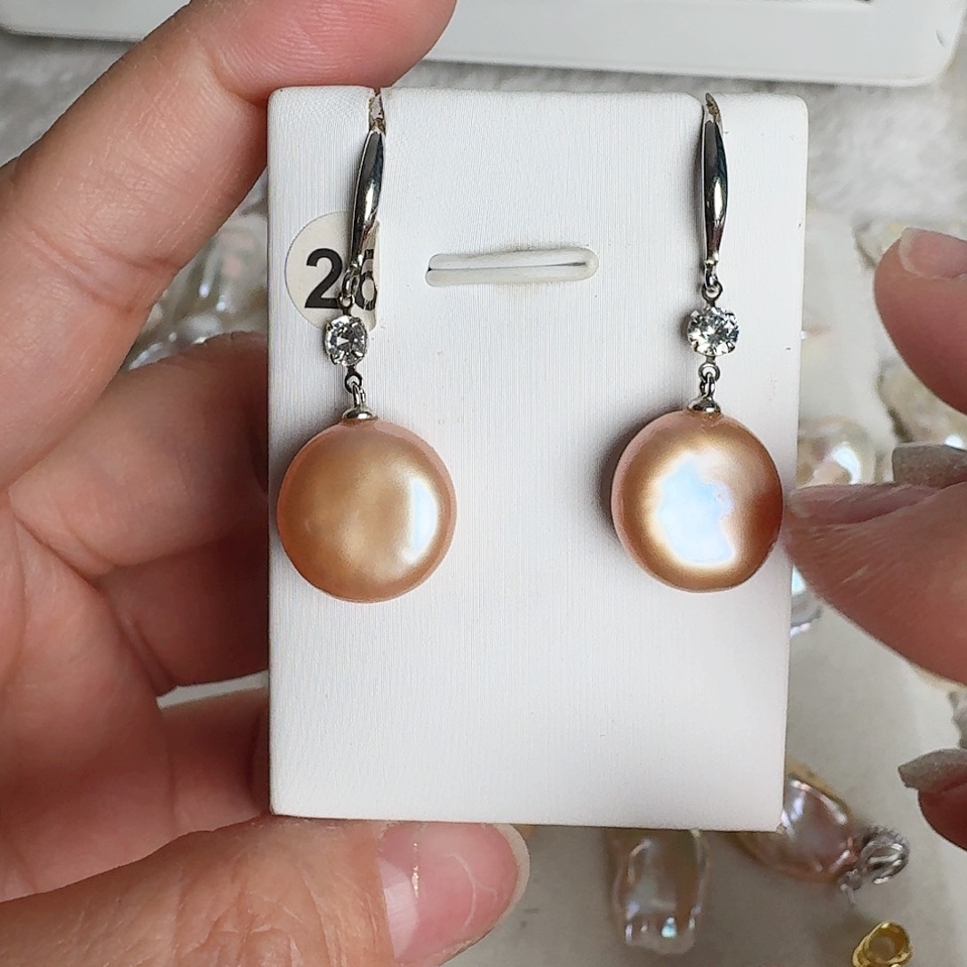 淡水珍珠颈饰银S925镶嵌