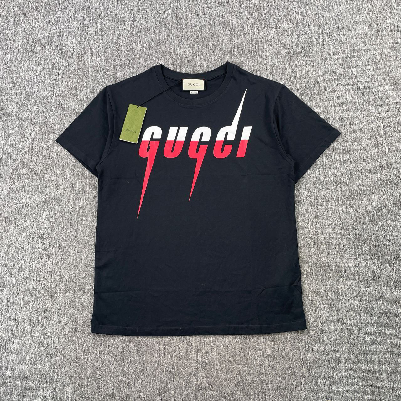 全新未使用 GUCCI/古驰 9579/圆领直筒刀锋短袖/XS码/全新带吊