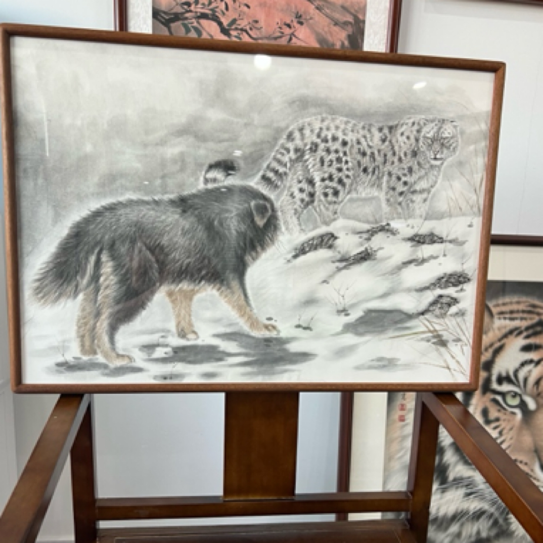 工笔国画65*45生宣作品原稿