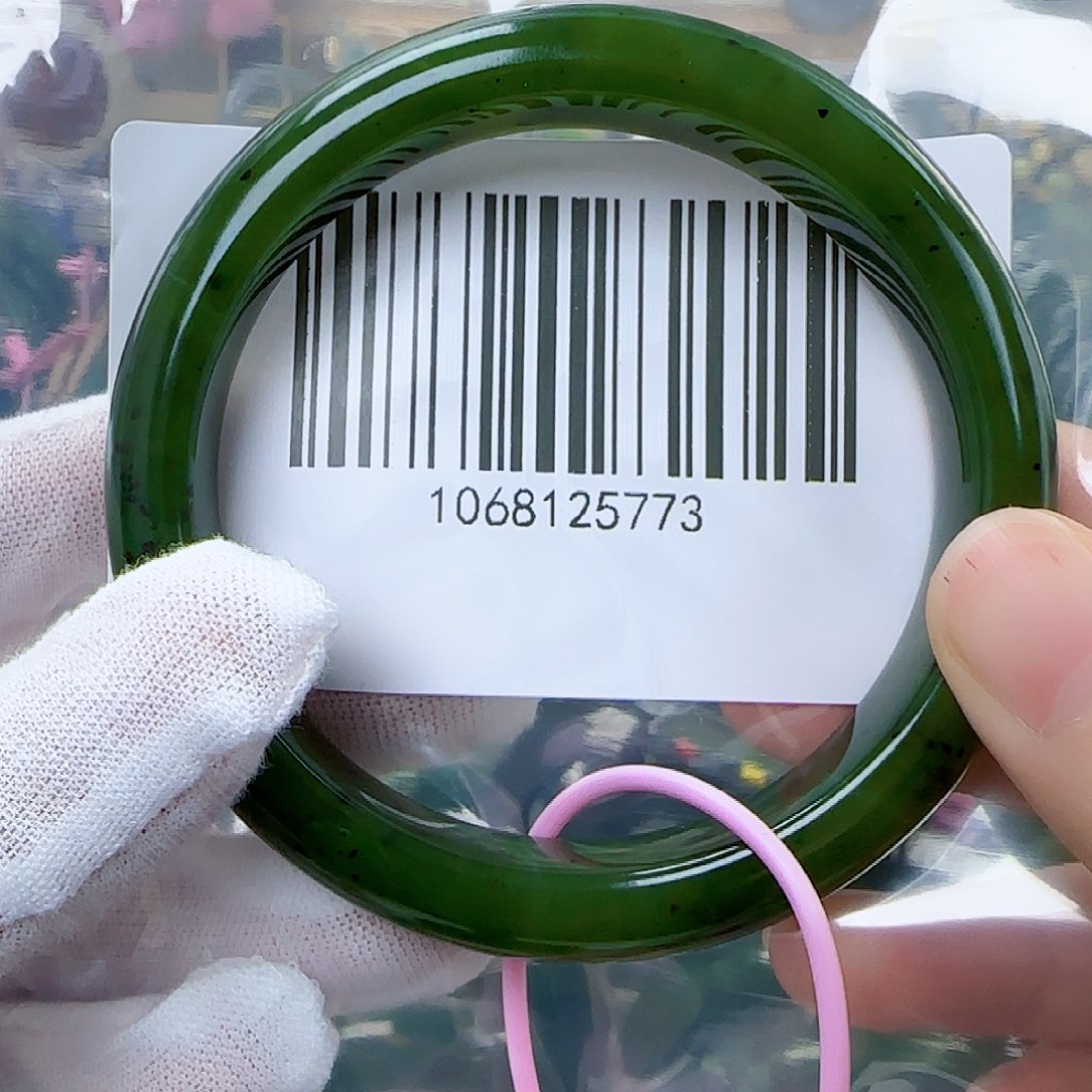 和田玉（碧玉）手镯未镶嵌6162