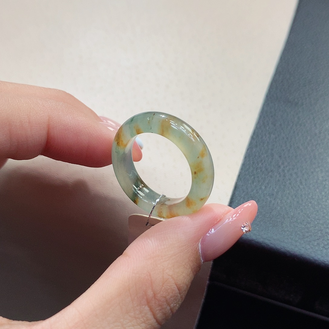 未镶嵌戒指翡翠14号