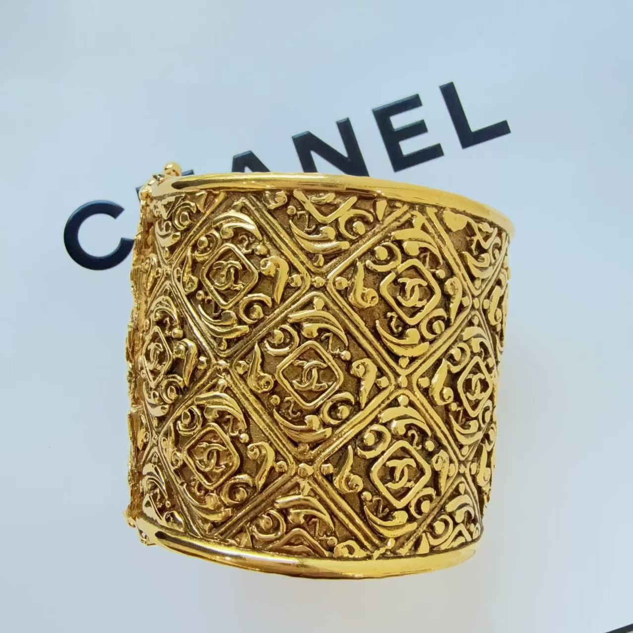 95新 Chanel/香奈儿 Chanel vintage香奈儿中古藤蔓手镯