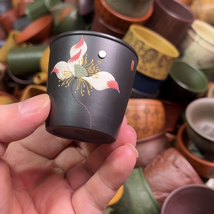 紫砂茶杯全手工紫砂主人杯