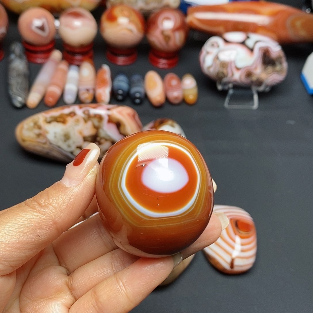 玛瑙/玉髓五毛未镶嵌