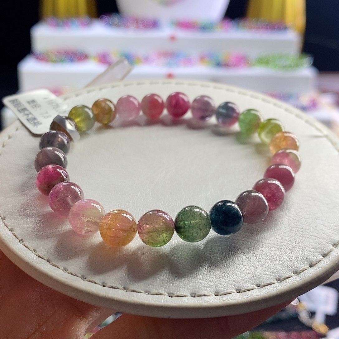 未镶嵌手链碧玺西瓜