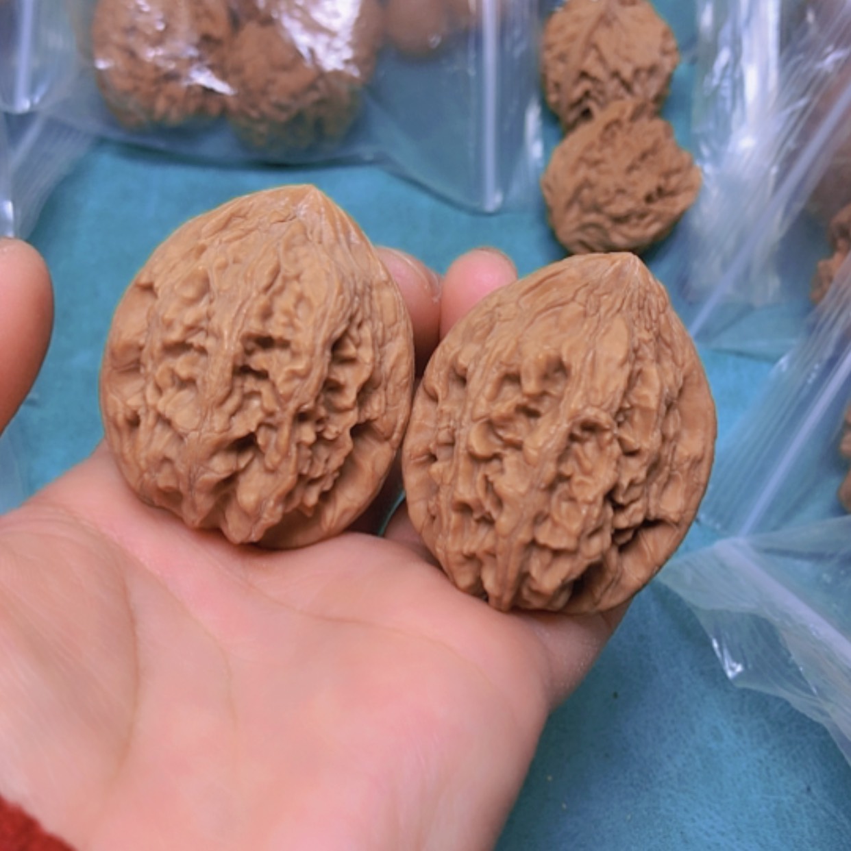 【闪购商品】摆件核桃37.5大沽石有修