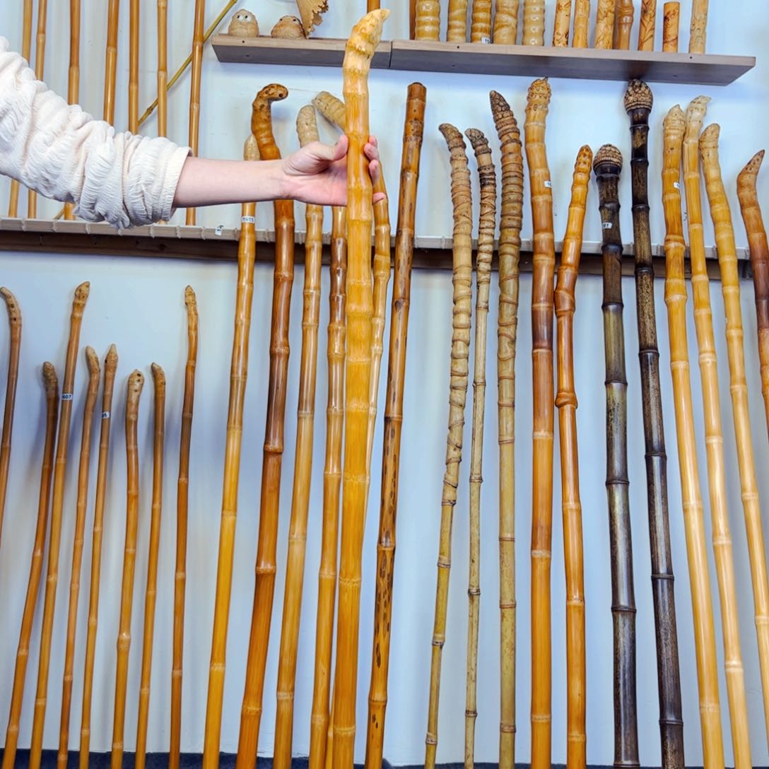 1616玉竹杖登山杖手持拐棍