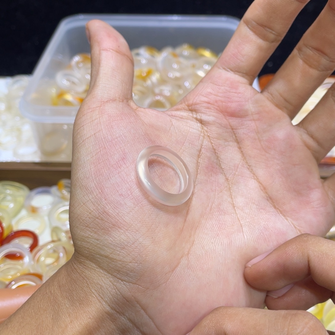 玛瑙/玉髓未镶嵌戒指294高港16