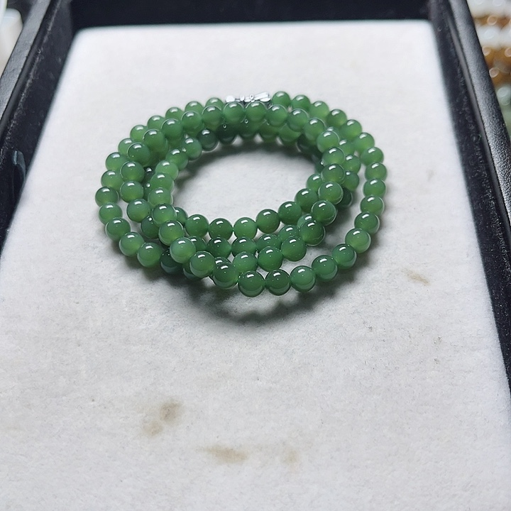 和田玉手串未镶嵌c****y