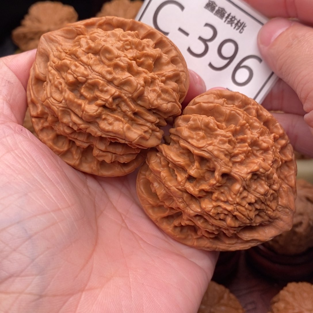 文玩核桃把件官帽52