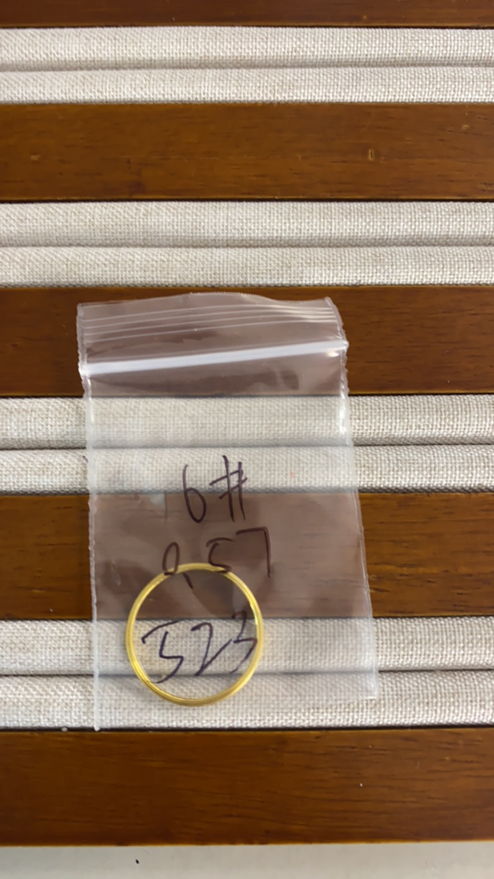 克重0.57 16号 猫眼戒指 足金999