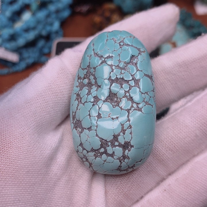 绿松石原矿未镶嵌禹*