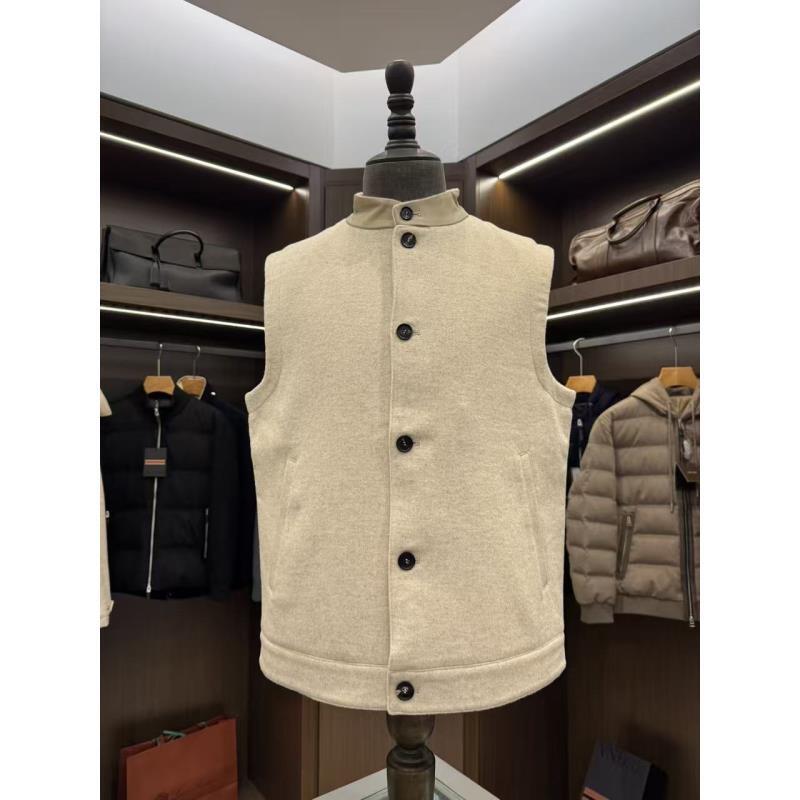 Loro Percival·高定男装25S秋冬新款羊绒羊毛马甲外套7735