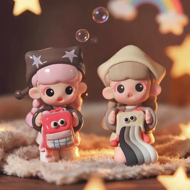 【拆盒】三分之一转盘倒倒灵魂灌溉系列潮玩可爱盲盒