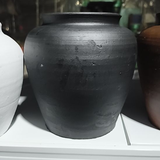 纯黑色大肚口径14高度19默认无孔（需要打孔自行备注）