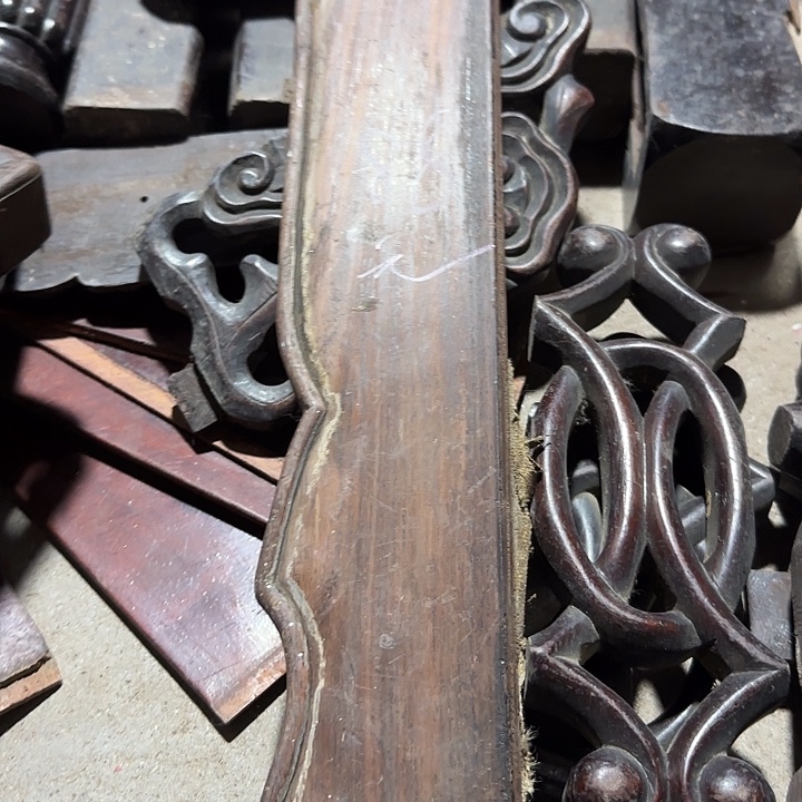 拔***的大果紫檀（缅甸花梨）红木老料