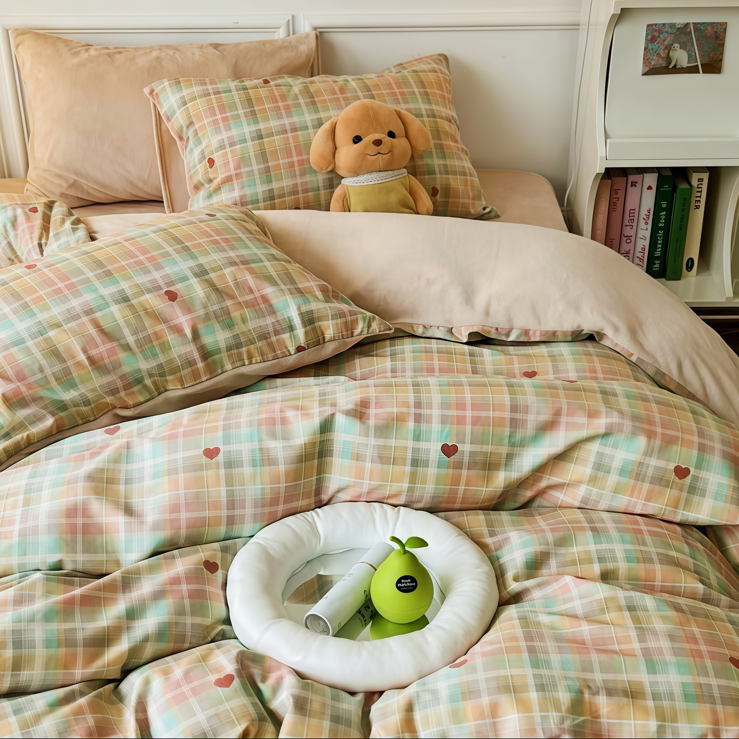 精纺高支斜纹面料小床单150×230柔软亲肤保暖【甜心格】