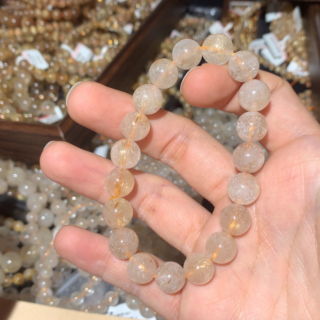 发***财未镶嵌手链水晶手链