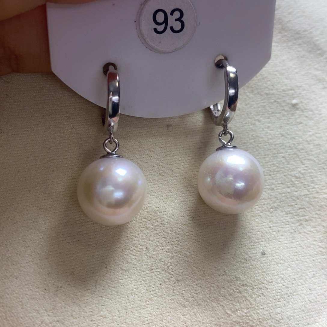 耳饰淡水珍珠银S925镶嵌