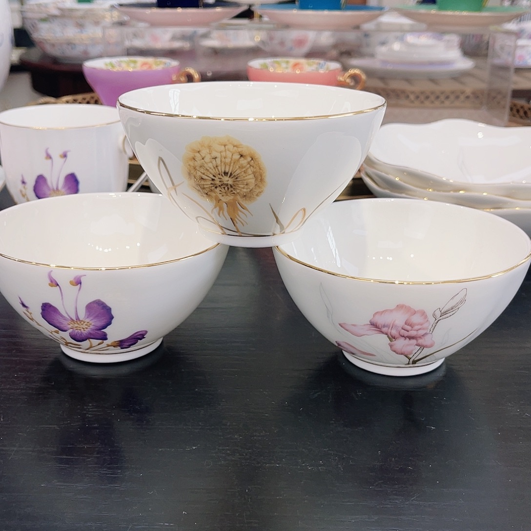 骨瓷饭碗3个/////：：：