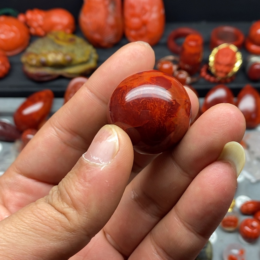 【闪购商品】南红玛瑙配饰未镶嵌玩****馆