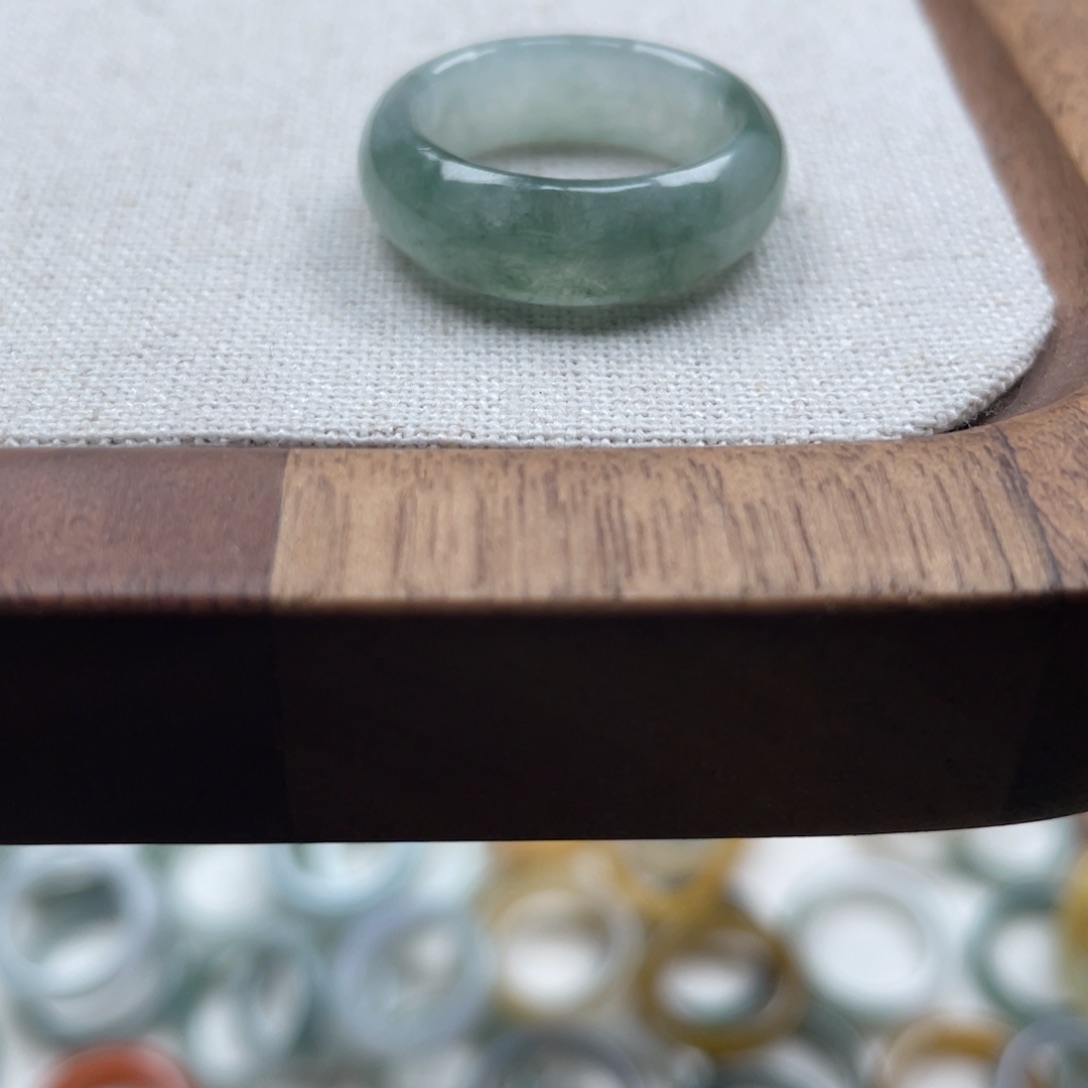 翡翠戒指未镶嵌20 号 港码 14