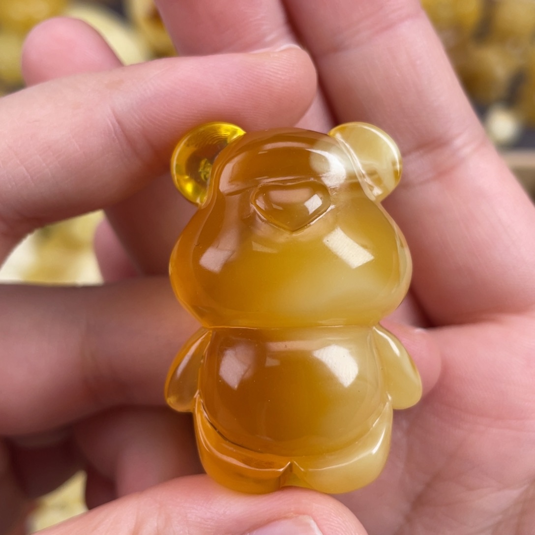 琥珀裸石未镶嵌蜜蜡