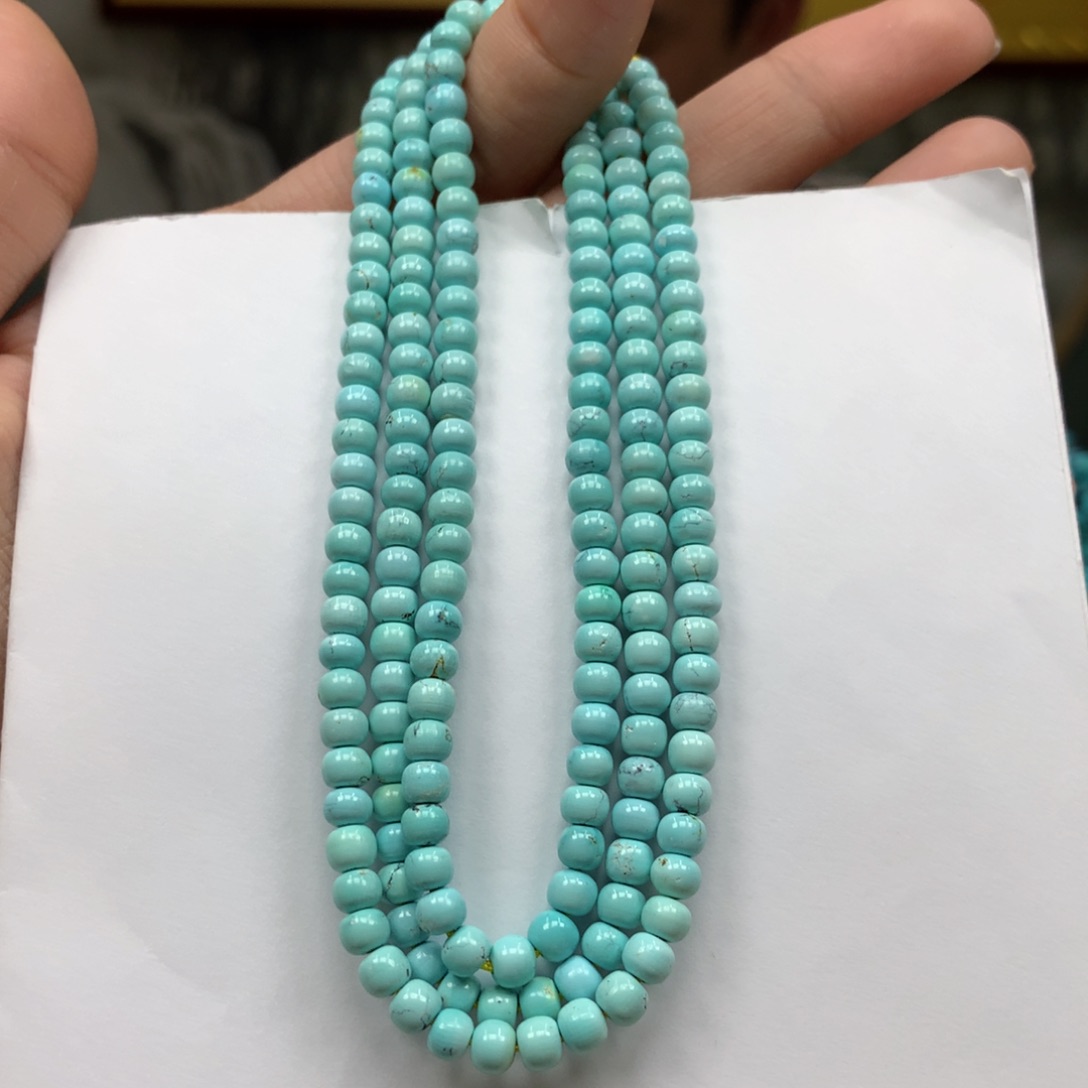 绿松石长链未镶嵌