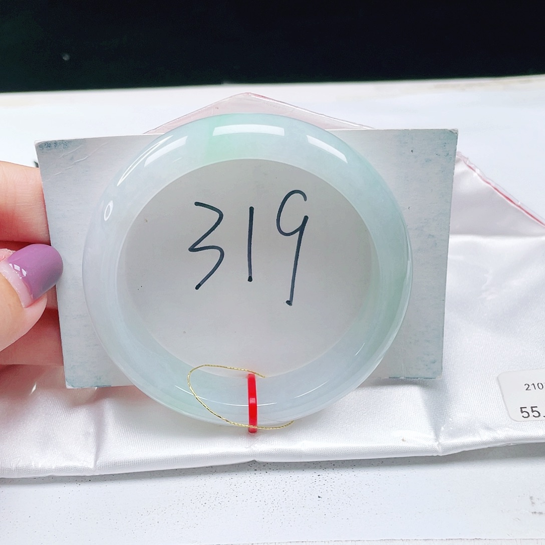 翡翠未镶嵌手镯缅甸翡翠55+