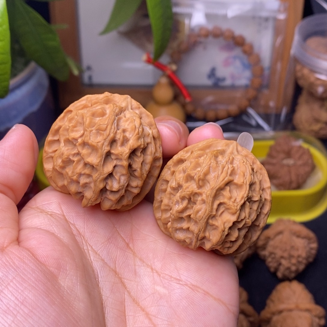 文玩核桃把件38苹果园