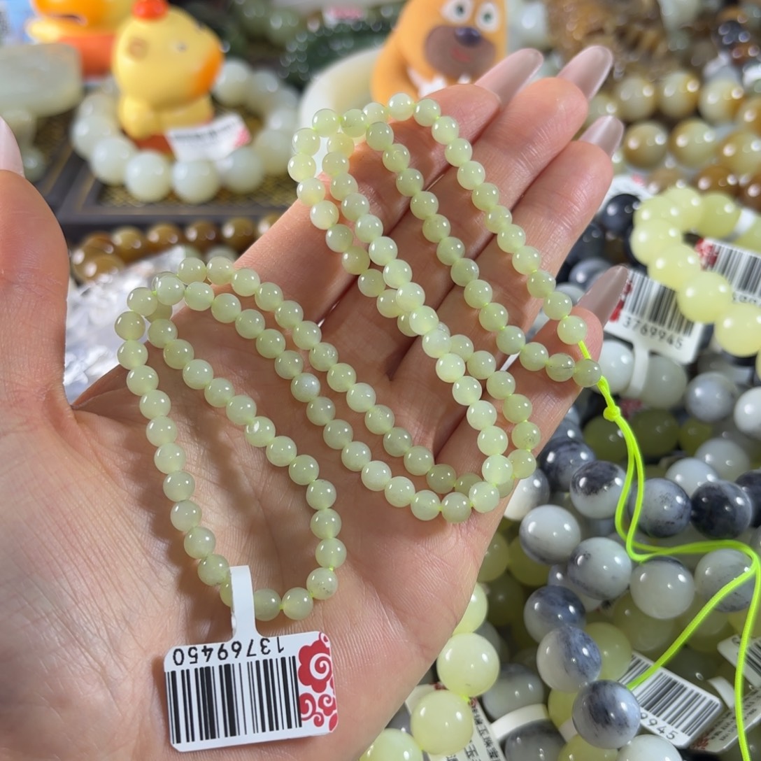 和田玉未镶嵌手串146