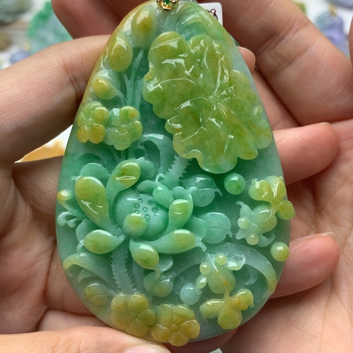 颈饰未镶嵌翡翠翡翠