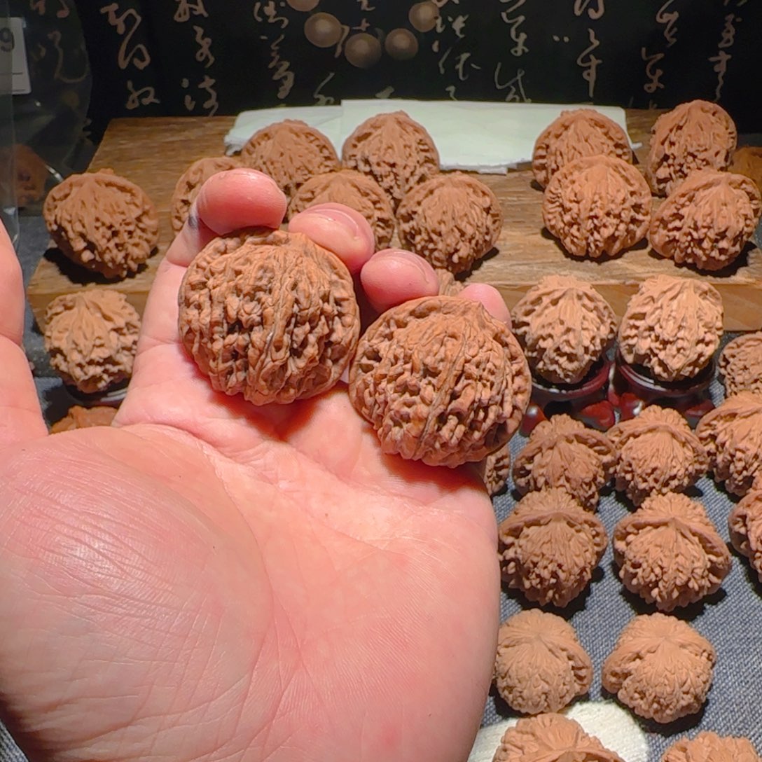 真***量吊坠文玩核桃39房山楼