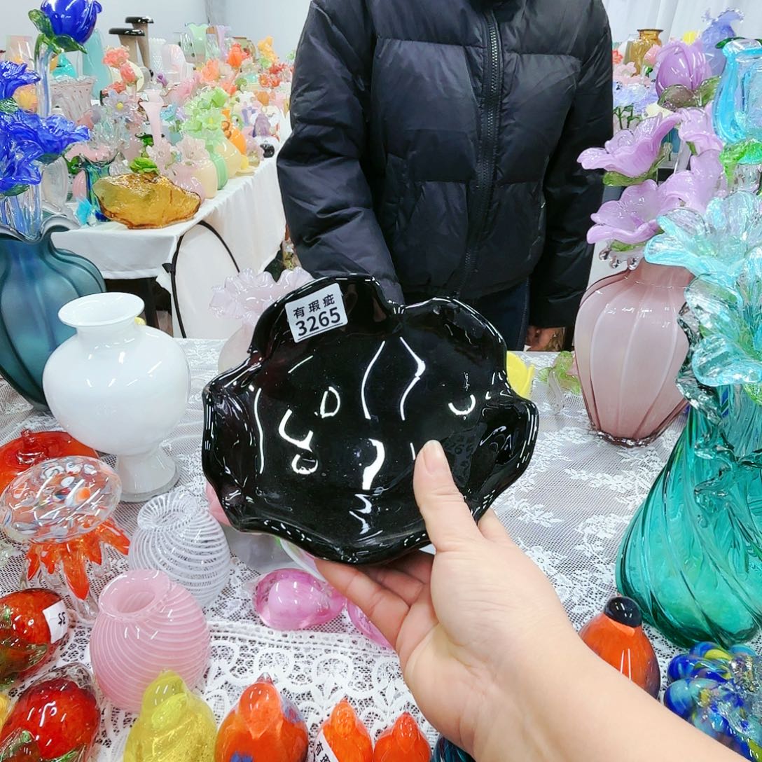 福利不退不换琉璃花瓶艺术品
