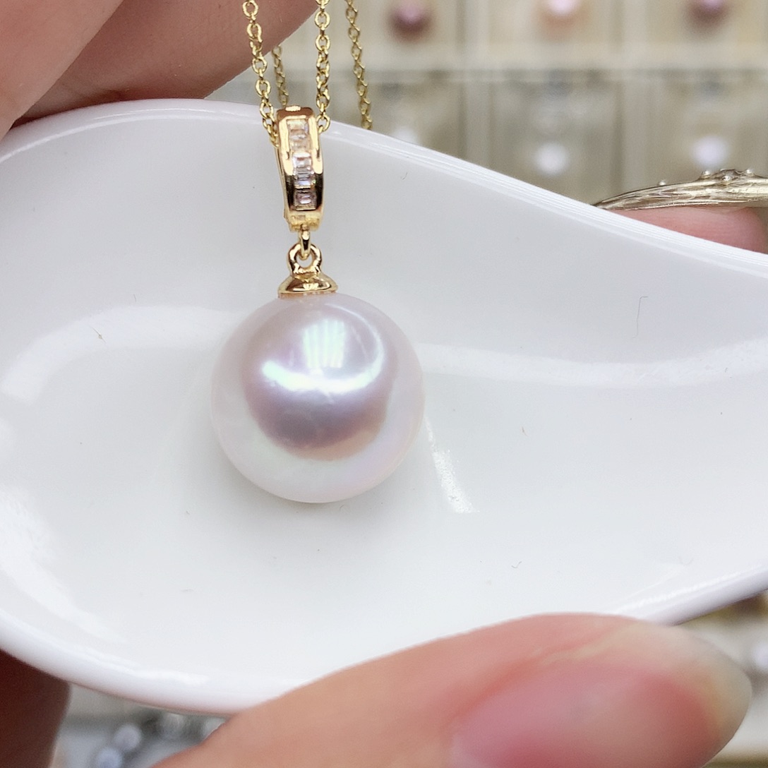 淡水珍珠颈饰合金