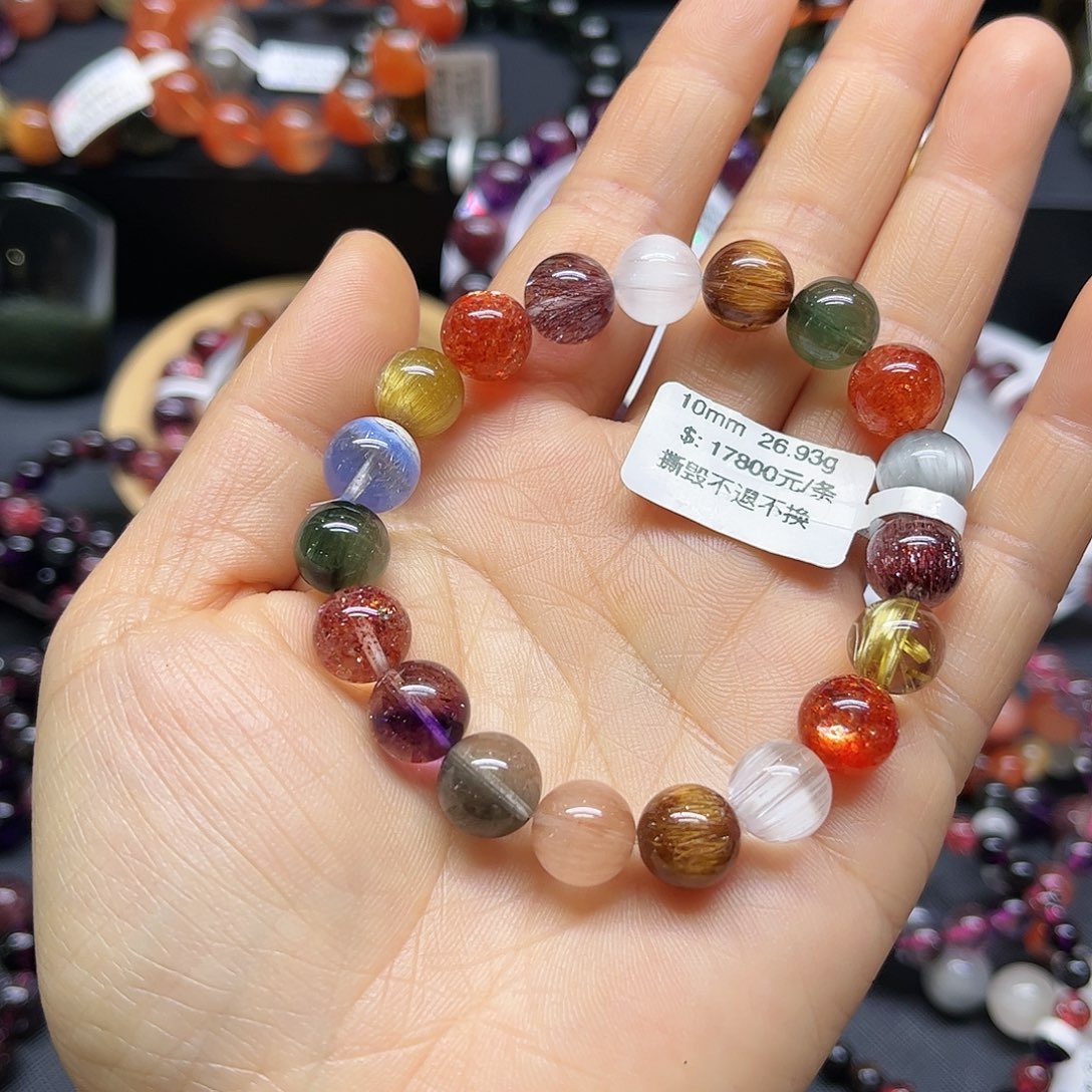 水晶手链未镶嵌天然水晶