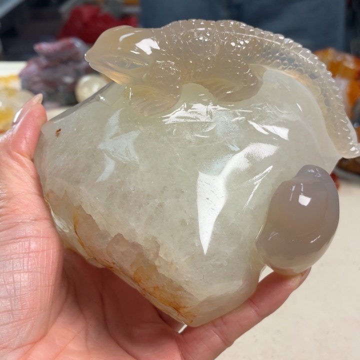 玛瑙/玉髓未镶嵌吊坠(不含链)