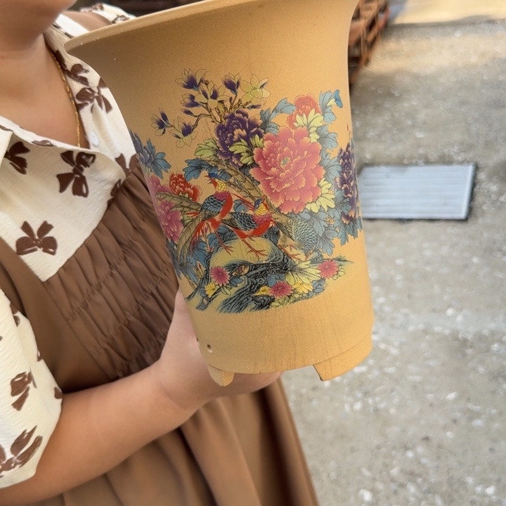 紫砂紫砂花盆破损补发高度25口径20单只