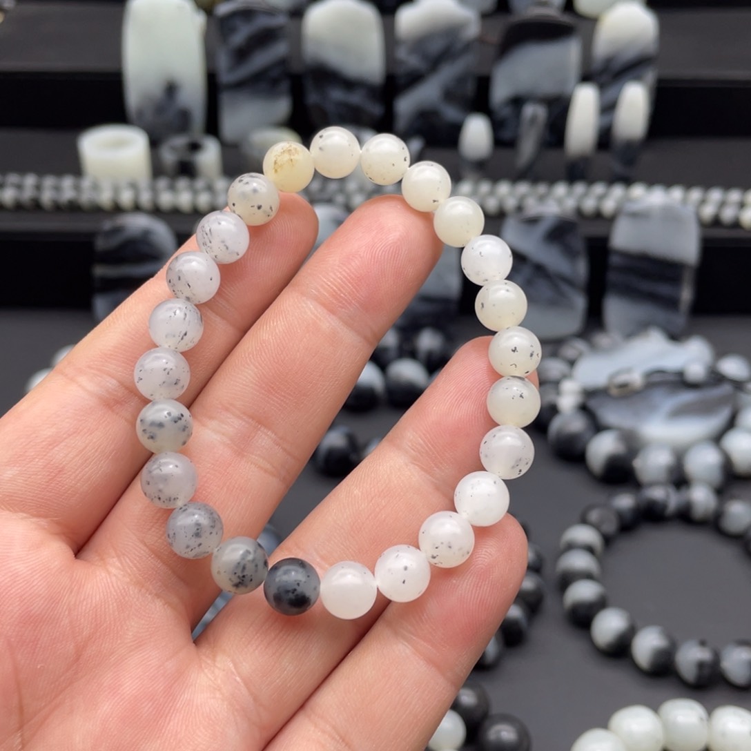 和田玉手串未镶嵌