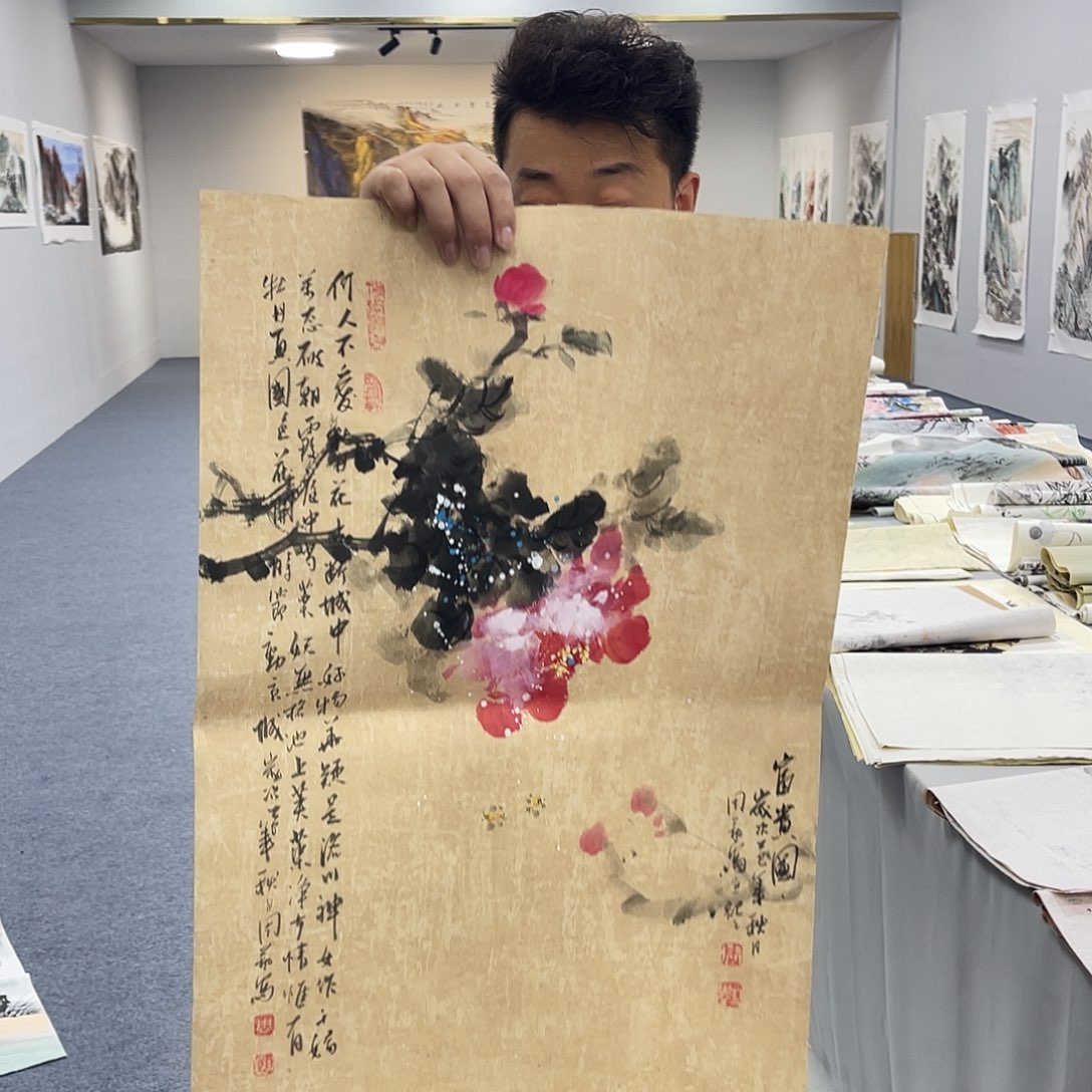 国画国画作品手绘