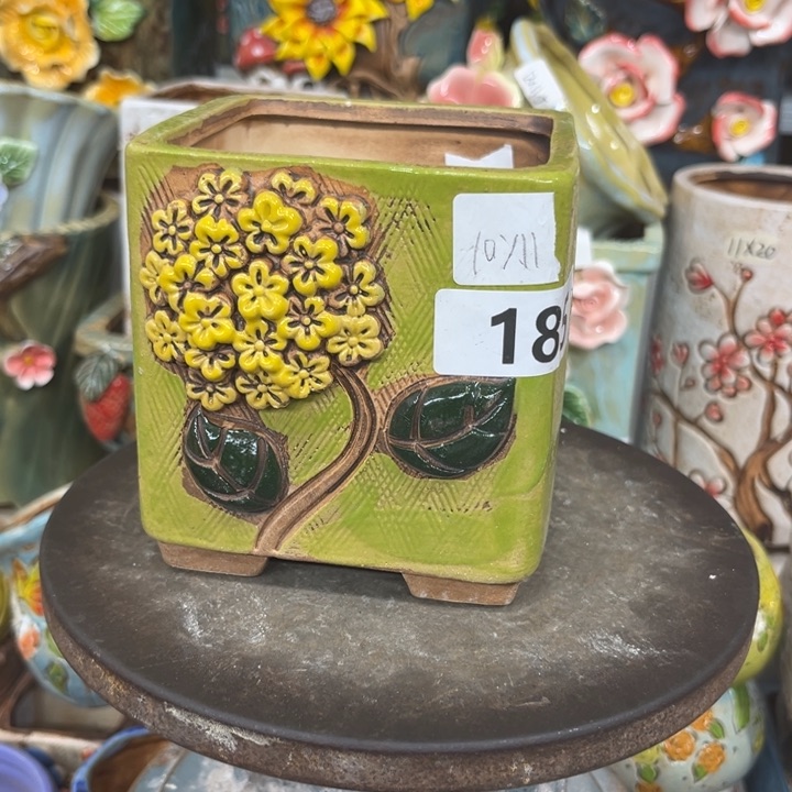 紫砂花盆粗陶材质多肉花盆