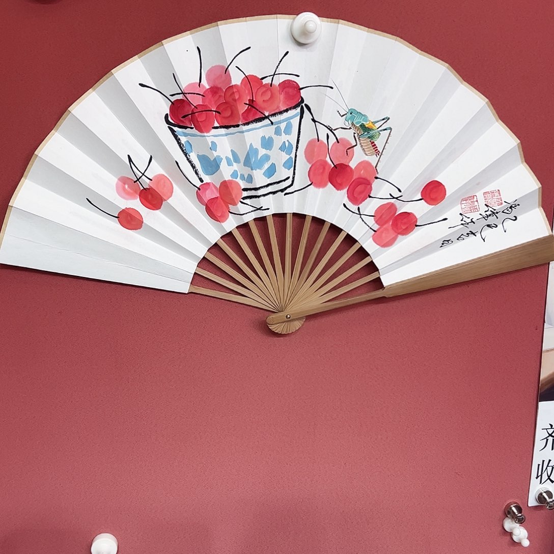 国画冯伟老师亲笔手绘国画作品慧