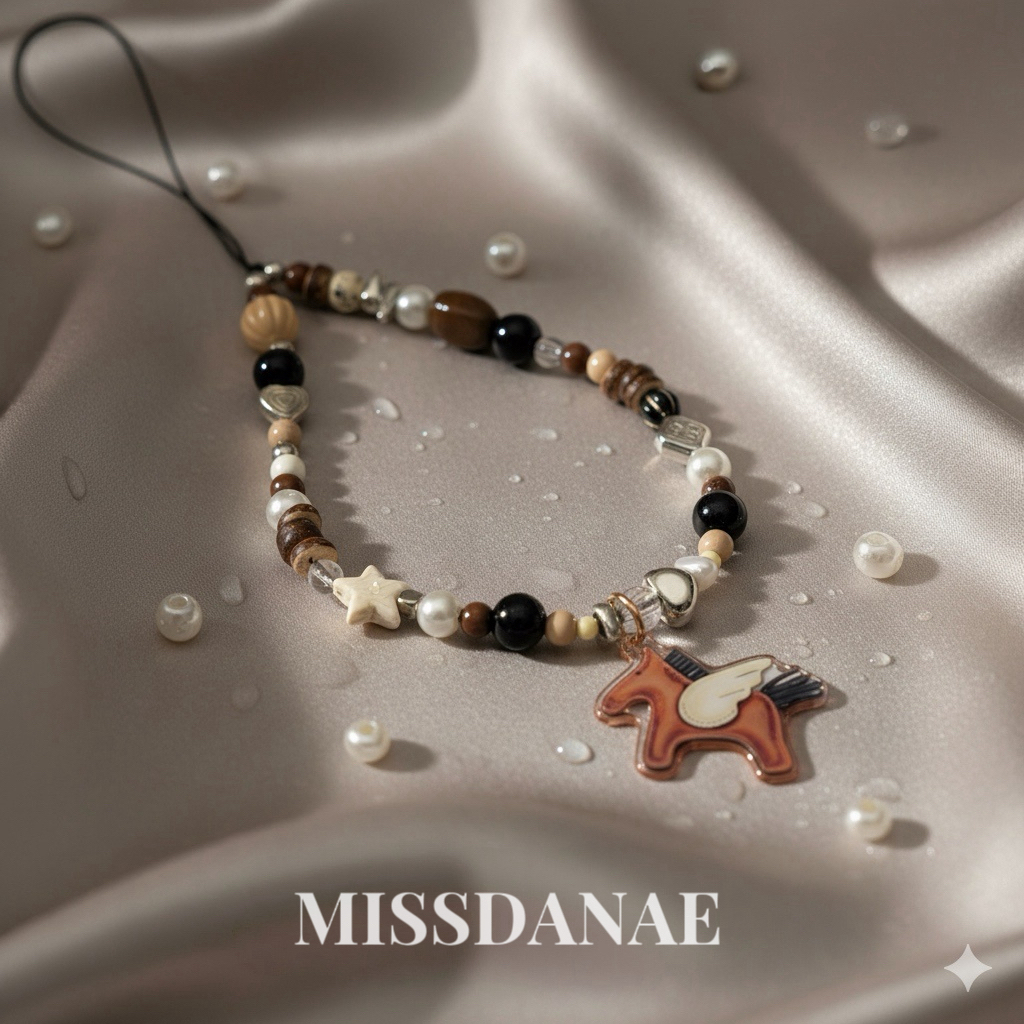 【飞马手机链】MISSDANAE手机链适用于苹果安卓